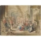 thumbnail image 1 of Cuadro Decorativo - Un sermón en la iglesia de un pueblo (hacia 1630) Jr  Impresión en canvas, estrechado., 1 of 2