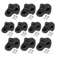 thumbnail image 1 of LOVEVER Climbing Stone  10PCS Plastic Textured Rock Climbing Stone Rocks Wall Stones Kids Assorted Kit Bo-lt For Climbing FramesAnd Kids Climbing Wa-lls (Black), 1 of 9