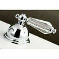 thumbnail image 3 of Kingston Brass KS3351WLL Wilshire Two-Handle Deck Mount Roman Tub Faucet, Polished Chrome, 3 of 6