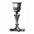 thumbnail image 2 of Giardini, Giovanni 19x24 White Modern Wood Framed Museum Art Print Titled - Black and White Goblet IV, 2 of 4