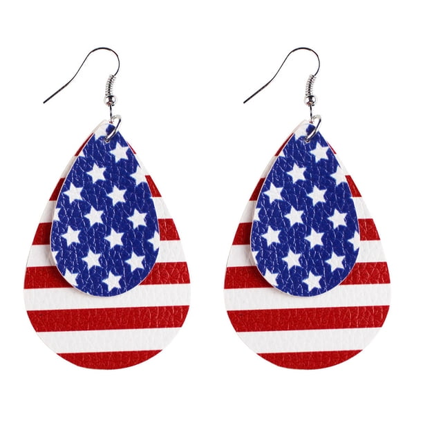 Pendientes para mujer, Regalos para mujer, Pendientes de moda para el Día de la Independencia, Pendientes para mujer, Accesorios, Regalos, Pendientes para mujer