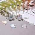 thumbnail image 4 of 1 Box 62Pcs Button Finger Ring 2Pcs Adjustable Components with 30Pcs Snap Button Cabochon Settings 30Pcs Glass Cabochons Tray Settings for Jewelry Making Kit Clear 1box, 4 of 9