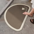 thumbnail image 5 of Yhmxh Bath Mat Bathroom Shower Floor Mat Rug, Diatomite Super Absorbent Shower Mat Non-Slip Quick Drying Easy to Clean Bathroom Mat, Suitable for Bathroom Bathtub Kitchen Door Floor Mat 16x24 inch, 5 of 7