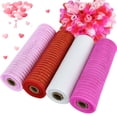 thumbnail image 1 of Juego de 4 rollos de cinta decorativa de malla TONIFUL de 25 cm x 9 m, 1 of 7
