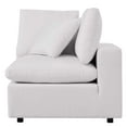 thumbnail image 4 of Modular Lounge Sofa Corner Chair, White, Fabric, Modern Contemporary, Outdoor Patio Balcony Cafe Bistro Garden Furniture Hotel Hospitality, 4 of 6