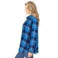 thumbnail image 3 of Woman Within Plus Size Classic Flannel Shirt, 3 of 5