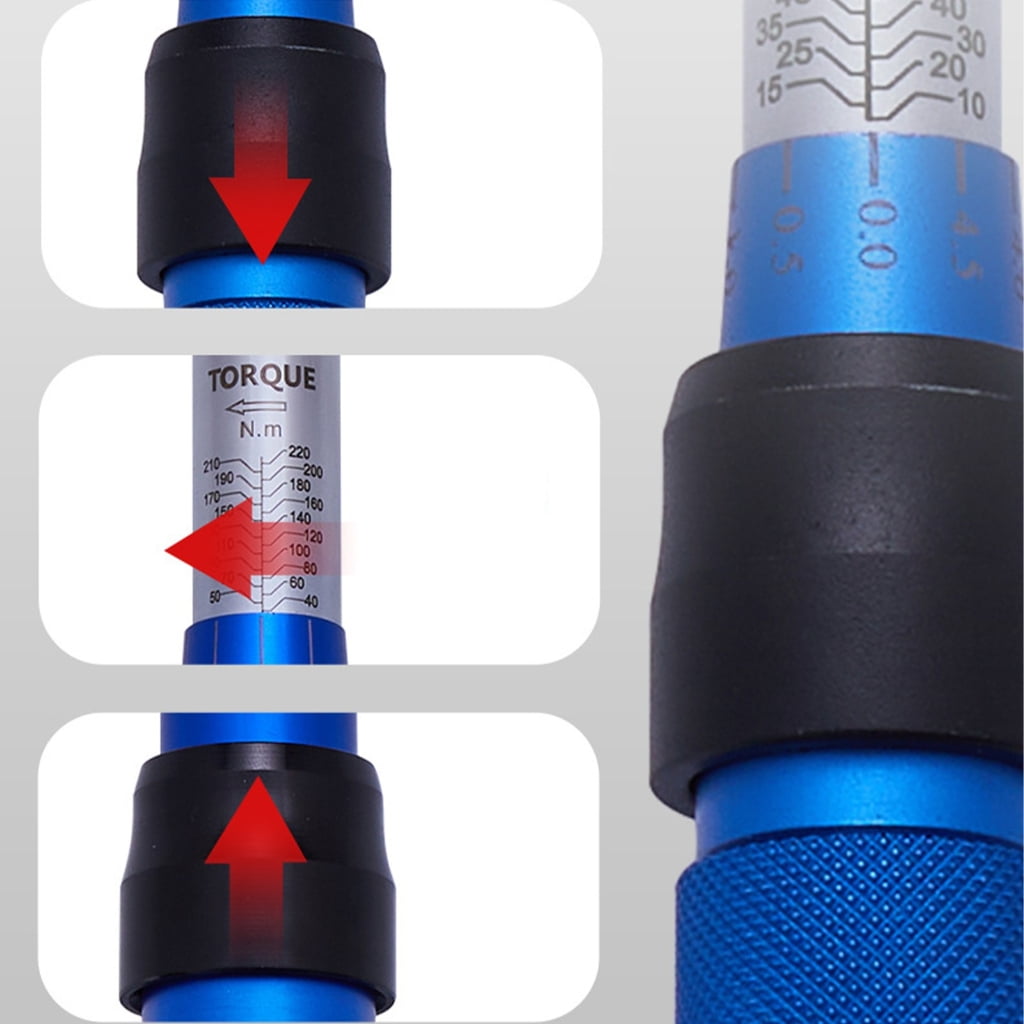 Torque Wrench for Bikes with Precise Tiny Adjustment and Sturdy Steel Accurate Torque Measurement