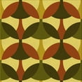 thumbnail image 1 of Ahgly Tapis d'Intérieur Lavable en Machine Carré Transitionnel Rouge Brun, 8 Pieds Carré, 1 of 7