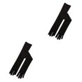 thumbnail image 2 of Guantes de cena Minnieouse 2 uds 45cm Multicolor para mujer moda protector solar, 2 of 6
