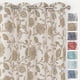 thumbnail image 2 of Cortinas DriftAway Freda, 244 x 244 cm, lino, diseño floral opaco, 2 paneles, 2 of 9