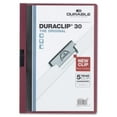 thumbnail image 1 of Durable Office Produits 220331 Vinyle Duraclip Rapport Cover- Clear & Marron, 1 of 1