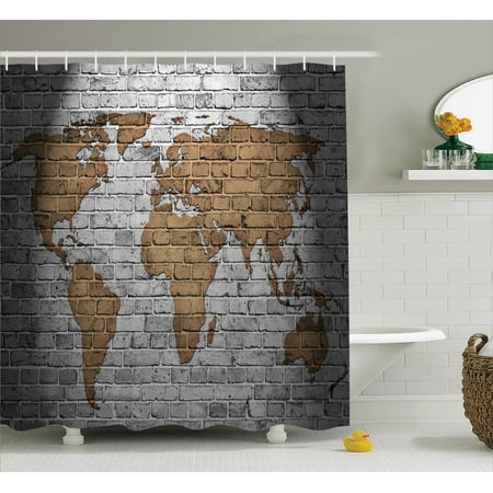 Wander Decor World Map On Old Brick Wall Countries - Old Brick Wall Decor Wander Decor World Map On Old Brick Wall Countries - Old Brick Wall Decor
