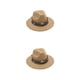 thumbnail image 1 of Minnieouse Sombreros de Panamá ajustables de algodón para niños unisex - Última tendencia Durable Niños Elegantes Niñas Gorras Niños Fácil Type4 NO4, 1 of 6