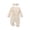 Beige, variant on GiLiling Baby Girl Romper Infant Fall Winter Clothes Ruffle Sweater Long Sleeve Bodysuit Jumpsuit and Headband (Wine, 3-6 Months)