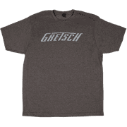 Gretsch Guitars Heather Gray Logo Graphic T-Shirt, Mens Size Medium #0994874506