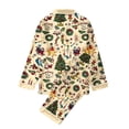 thumbnail image 5 of KICILVS Christmas Family Pajamas Matching Sets Holiday Pajamas Set Long Sleeve Festival Party Sleepwear Xmas Pjs, 5 of 7