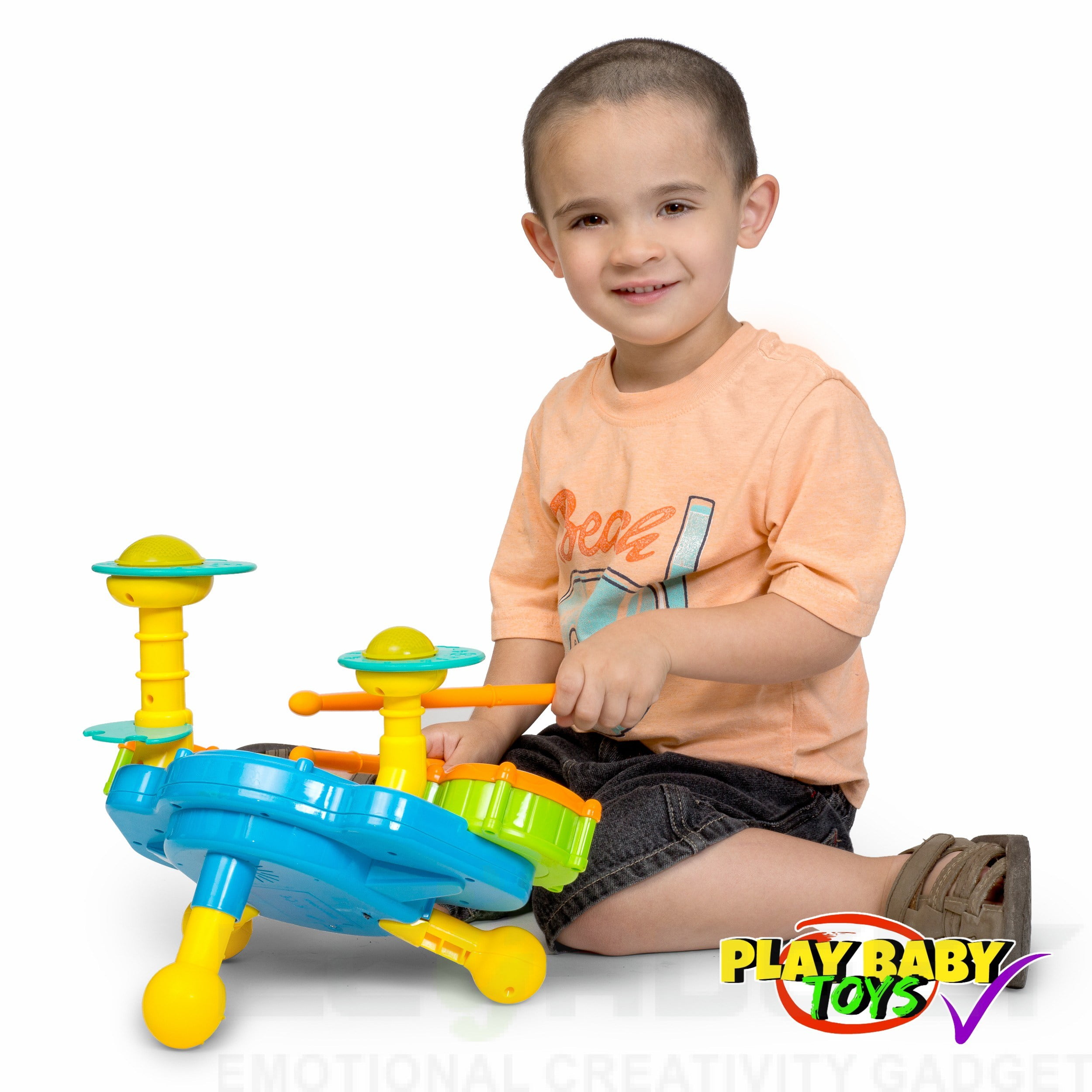 VTech KidiBeats Kids Drum Set - Walmart.com