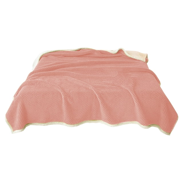 Bdday Weighted Blanket Kids Extra Thick Flannel Fleece Blanket with Double Layer - Ideal Office Nap Cover Warm Cozy Blanket for Bed Or Couch Fleece Blanket