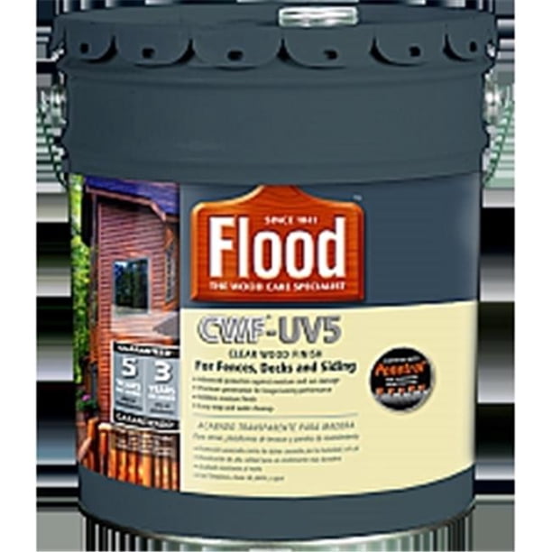 Flood Corporation FLD465 5 gal. Clear Natural Exterior Wood Finish