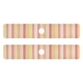 thumbnail image 7 of Yayeee Faucet Mat for Kitchen Sink 30" Diatomite Long Splash Guard Pad, Pink and Yellow Striped Pattern, 2 Pack, 7 of 7
