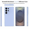 thumbnail image 2 of Cell Phone Basic Cases for Galaxy S25 5G, Liquid Silicone Gel Rubber Shockproof Case Ultra Thin Slim Matte Surface Cover for Samsung S25 6.2 inch (Purple), 2 of 6