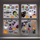 thumbnail image 1 of ZHAOCHENG Decoración de Halloween Adesivi per Finestre Vetrine Gatto Pipistrello Fantasma Vetrofanie Raccapriccianti Pegatinas de Halloween Accesorios para fiesta de Halloween Festival, naranja, 21x29, 1 of 5