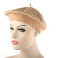 thumbnail image 4 of Bobasndm Womens French Style Fashion Beret Hat with Warm Wool Liner,Wool Beret Hats Winter Outdoor Hat Fashion Winter Hat for Women, 4 of 9