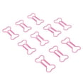 thumbnail image 3 of Pinces à Papier, 100 Pcs Pinces à Papier Mini Portables en Forme d'Os Roses pour Bureau, 3 of 8
