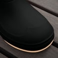 thumbnail image 6 of Women Mid Calf Waterproof Rain Boots, Matte Rubber Slip On Chunky Sole Mud Boots for Outdoor Rainy Days Black 37, 6 of 8