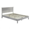 thumbnail image 3 of Lubi PWhite Queen Wood Platform Bed, 3 of 8