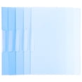 thumbnail image 1 of KAKOWELY 5pcs A4 Rotating Side Open Buckle File Folder Clipboard Heavy Duty Document Organizer with Snap Button Plastic Blue Project Folders Clear Pockets for School Home Office Travel, 1 of 5