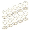 thumbnail image 1 of 10Pcs Table Number Holder Wedding Note Holder Note Holder With  Base Decoration Card Holder Elegant Style Circle Business Card Holder, 1 of 8