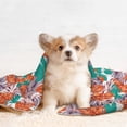 thumbnail image 4 of Pofeuu Hawaiian Style Print Puppy Blanket,Dog Blankets,Pet Blanket Cozy Cat Blankets for Indoor Cats, Fuzzy Pet Blanket for Kitten Doggy Dog Blankets-Large, 4 of 8