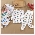 thumbnail image 4 of Conjuntos de pijamas de Navidad para niños, 4, 6, 8 y 10 años, ropa interior térmica de algodón para invierno, 4 of 4