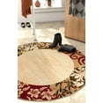 thumbnail image 2 of Well Woven Verdant Vines Modern Damask Border Rug Oriental Floral Gradient Rug, 2 of 5