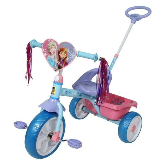 Triciclo Apache Frozen Grande Deluxe con Barra de Empuje Azul