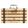 thumbnail image 1 of Wine Box, Wine Gift Box Practical Wood  For Storage, 1 of 8