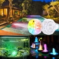 thumbnail image 7 of DONGPAI Pond Lights RGB Underwater Waterproof Pool Light, Remote Control IP68 Waterproof LED Submersible Fountain Lights for Fish Aquarium Tank Garden Yard Pool, 7 of 7