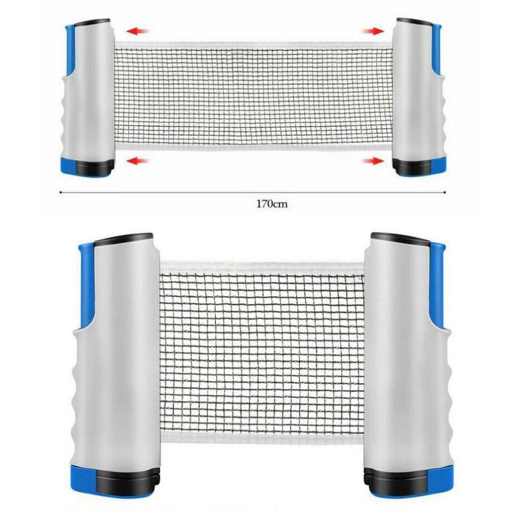 Table Tennis Net - Retractable Replacement Portable Travel Table Tennis Net Holder - indoor e outdoor Sports Supplies black Type B