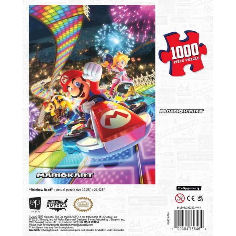 USAopoly Mario Kart Rainbow Road 1000 Piece Puzzle photo 6