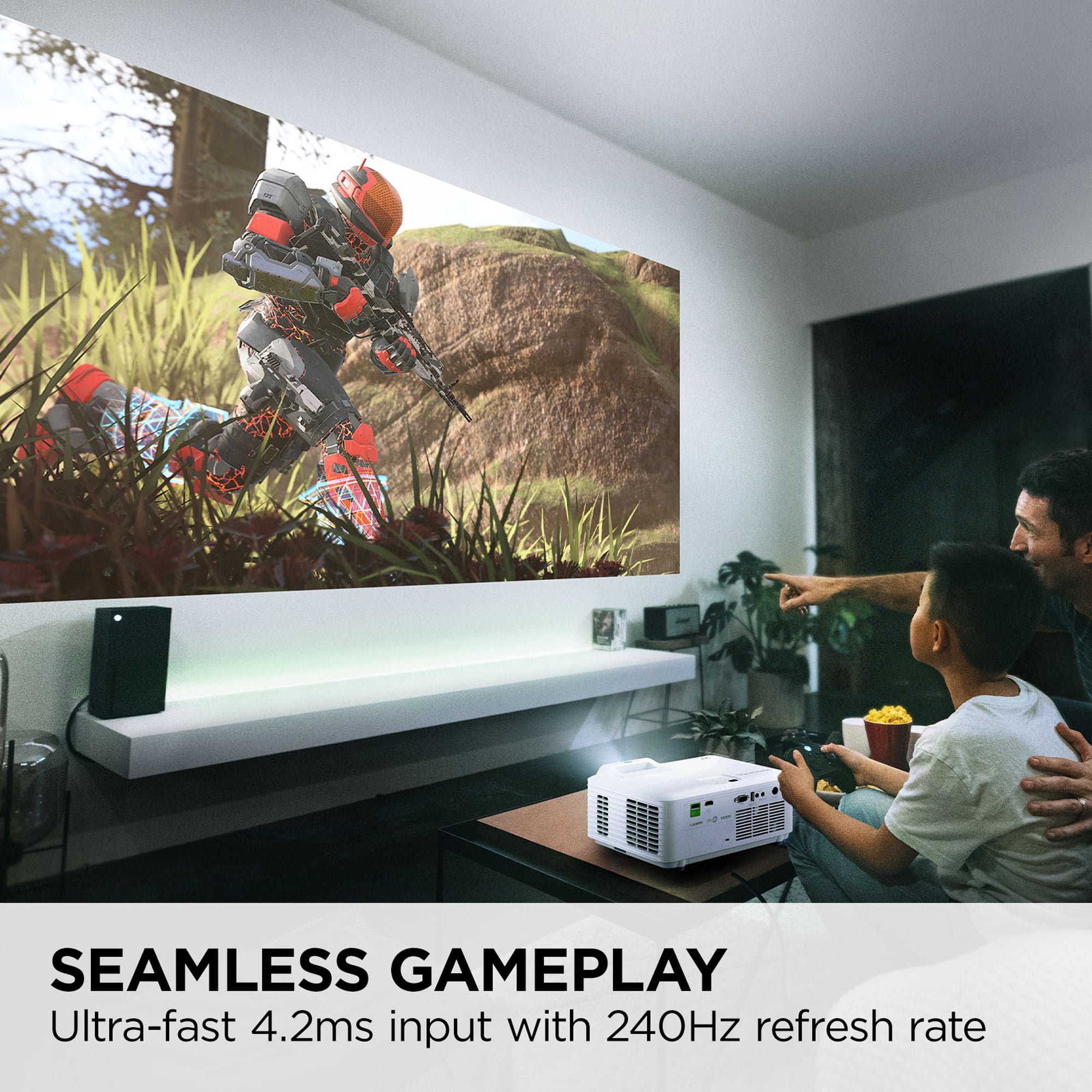 ViewSonic LX700-4K 4K UHD 3500 Lumens Laser Gaming Projector