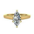 thumbnail image 4 of Marquise Cut Diamond Engagement Ring for women 5/8 carat 14K Gold 6 Prong Solitaire Setting (G,I1), 4 of 5