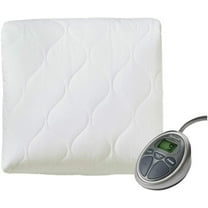 Sunbeam Premium Electric Heated Mattress Pad Twin 2152756 Water-Resistant Cotton
