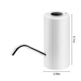 thumbnail image 3 of kladzum Water Bottle Pump Dispenser USB Charging Automatic Drinking Water Pump Portable Electric Water Dispenser Water Bottle Switches, Water Dispenser, 3 of 8