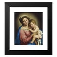 thumbnail image 2 of Giovanni Battista Salvi da Sassoferrato 15x17 Black Modern Framed Museum Art Print Titled - The Madonna and Child, 2 of 5