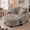 Brown, variant on MOONMISS Oversized Chair and A Half, Chenille Reading Sofa Chair with Storage Ottoman, Upholstered Loveseat Chaise Lounge Sofa with Adjustable Back for Living Room,Brown