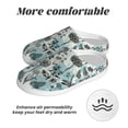 thumbnail image 6 of Lsque Flowers In Vintage Pattern Womens Comfort Cotton on Scuff With Memory Foam and Anti-skid Sole Slipper-44/45, 6 of 7