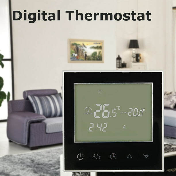 Thermostat Numérique Capteur de Température Écran LCD Chauffage à Température Ambiante NTC