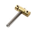 thumbnail image 5 of Musiclily Ultra 10.8mm Wave Style Full Solid Brass Barrel Compensated Saddles for Tele Style Electric Guitar, Nickel Screws, 5 of 5