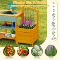 thumbnail image 6 of Costway Play Kitchen for Kids Wooden Toy Kitchen Playset with Removable Faucet & Sink Yellow, 6 of 11